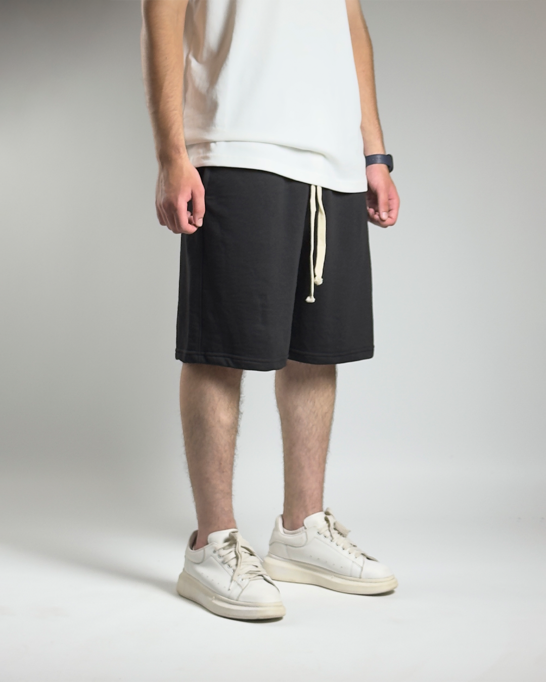 GLOUZ unique shorts - BLACK