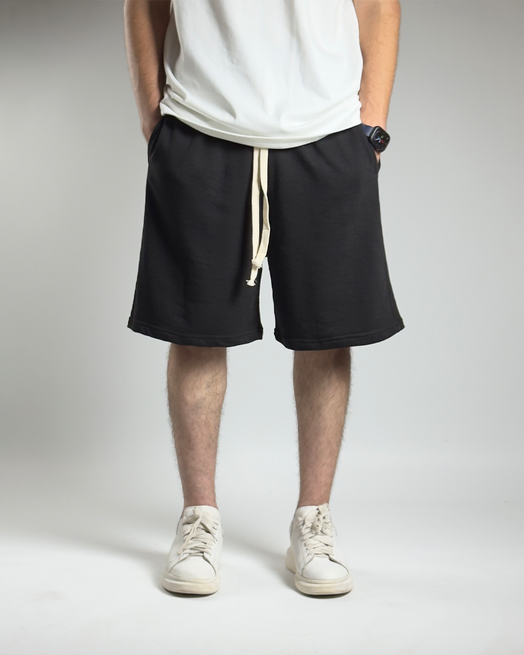 GLOUZ unique shorts - BLACK