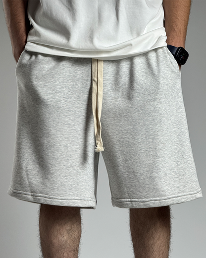 GLOUZ unique shorts -  LIGHT GRAY