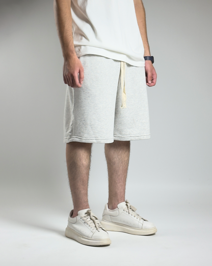 GLOUZ unique shorts -  LIGHT GRAY
