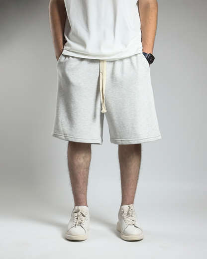 GLOUZ unique shorts -  LIGHT GRAY