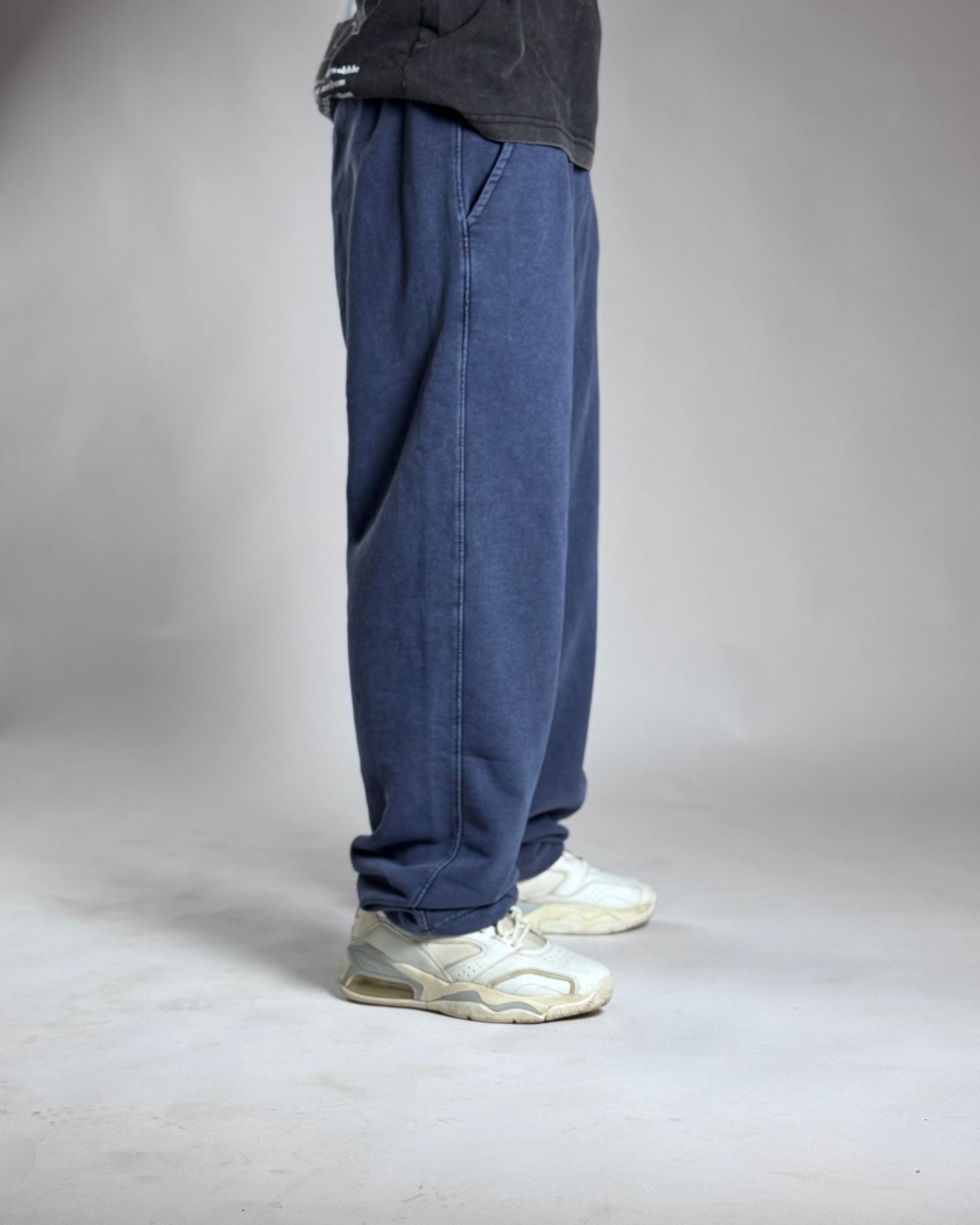 GLOUZ unique sweatpants - BLUE WASHED