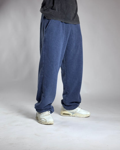 GLOUZ unique sweatpants - BLUE WASHED