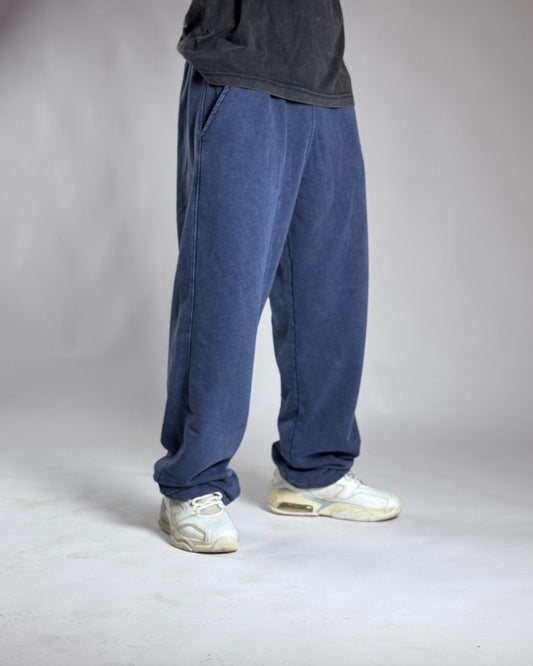GLOUZ unique sweatpants - BLUE WASHED