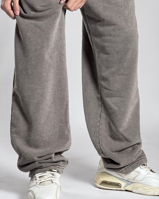GLOUZ unique sweatpants - BROWN WASHED