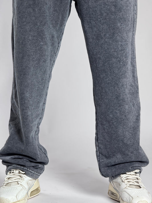 GLOUZ unique sweatpants - GRAY WASHED