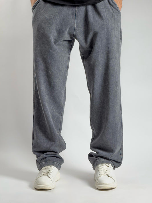 GLOUZ unique sweatpants - GRAY WASHED