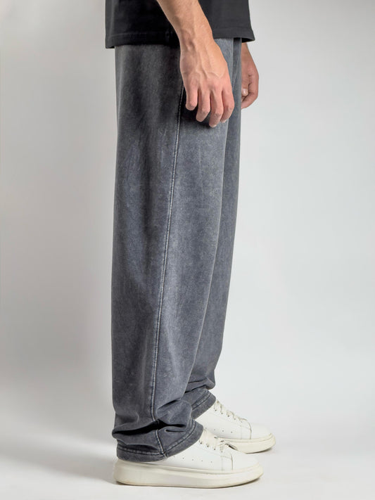 GLOUZ unique sweatpants - GRAY WASHED