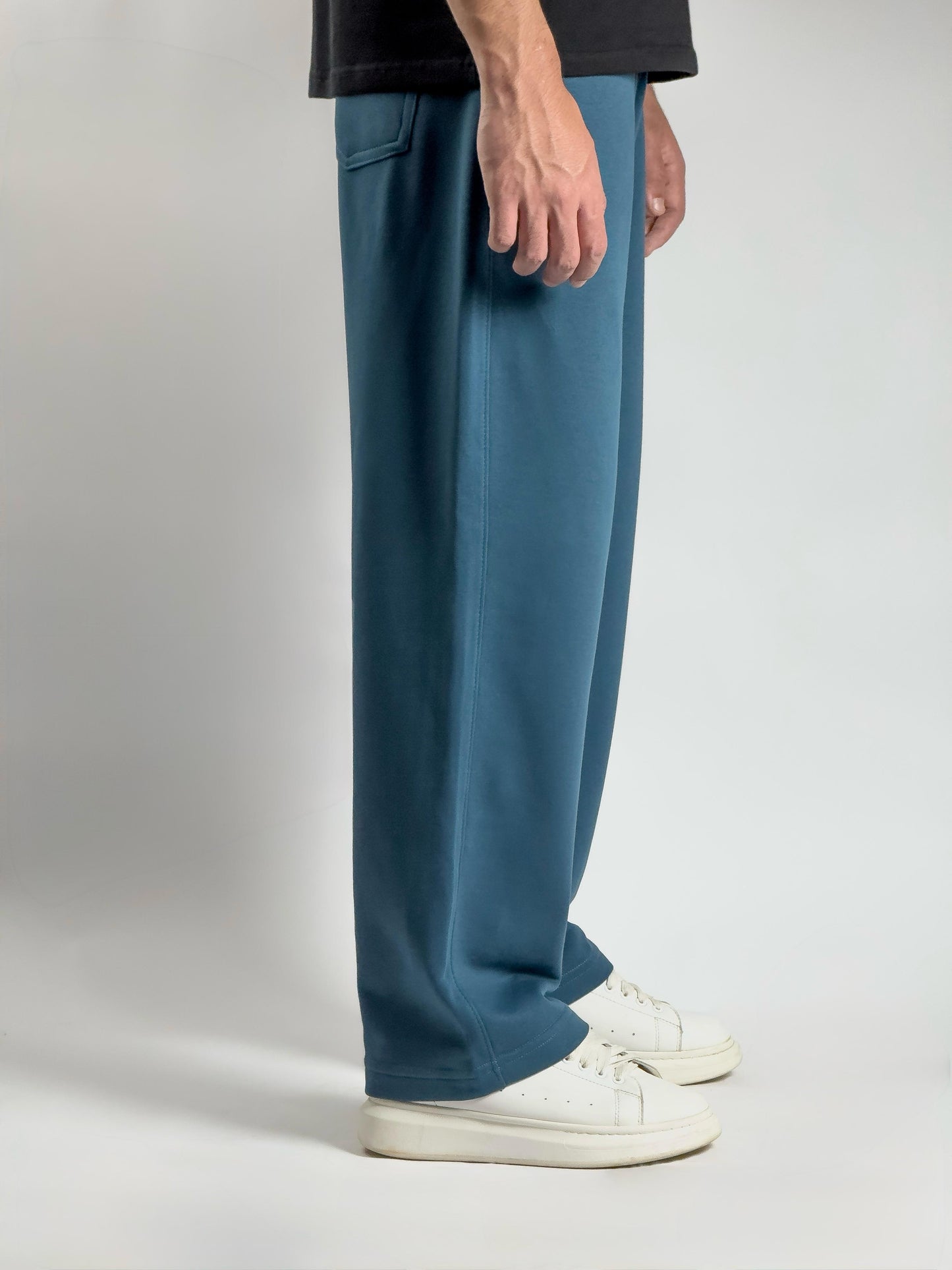 GLOUZ unique sweatpants - BETROL BLUE