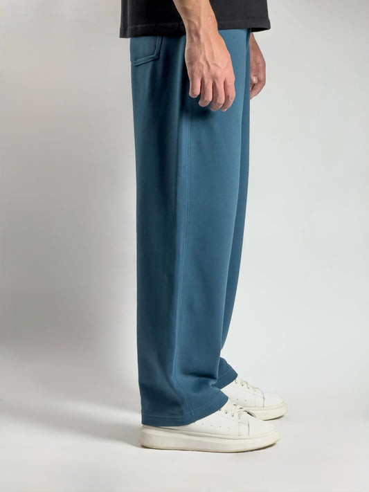 GLOUZ unique sweatpants - BETROL BLUE