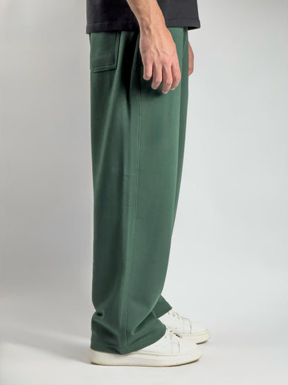 GLOUZ unique sweatpants - GREEN