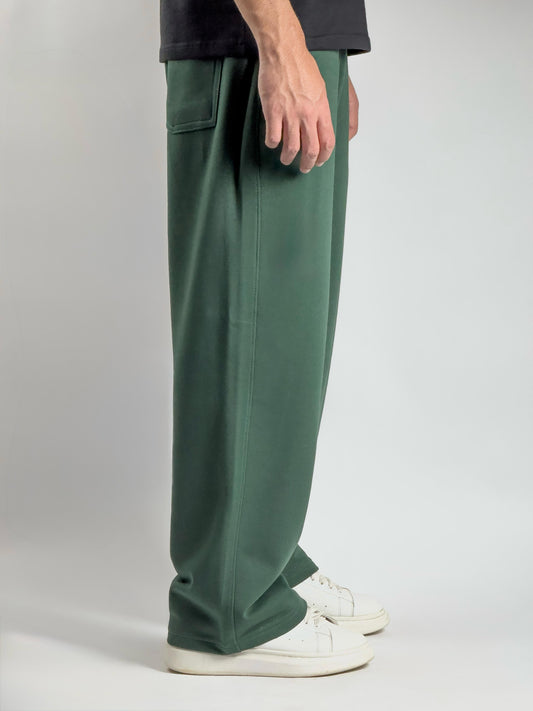 GLOUZ unique sweatpants - GREEN