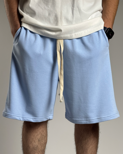 GLOUZ unique shorts -  BABY BLUE