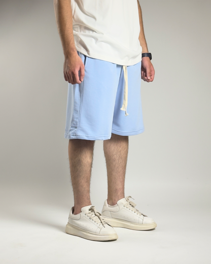 GLOUZ unique shorts -  BABY BLUE