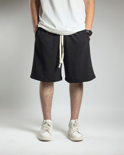 GLOUZ unique shorts - BLACK