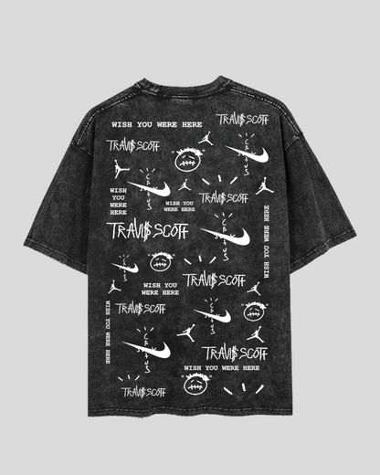 GLOUZ premium oversized tee - CACTUS JACK