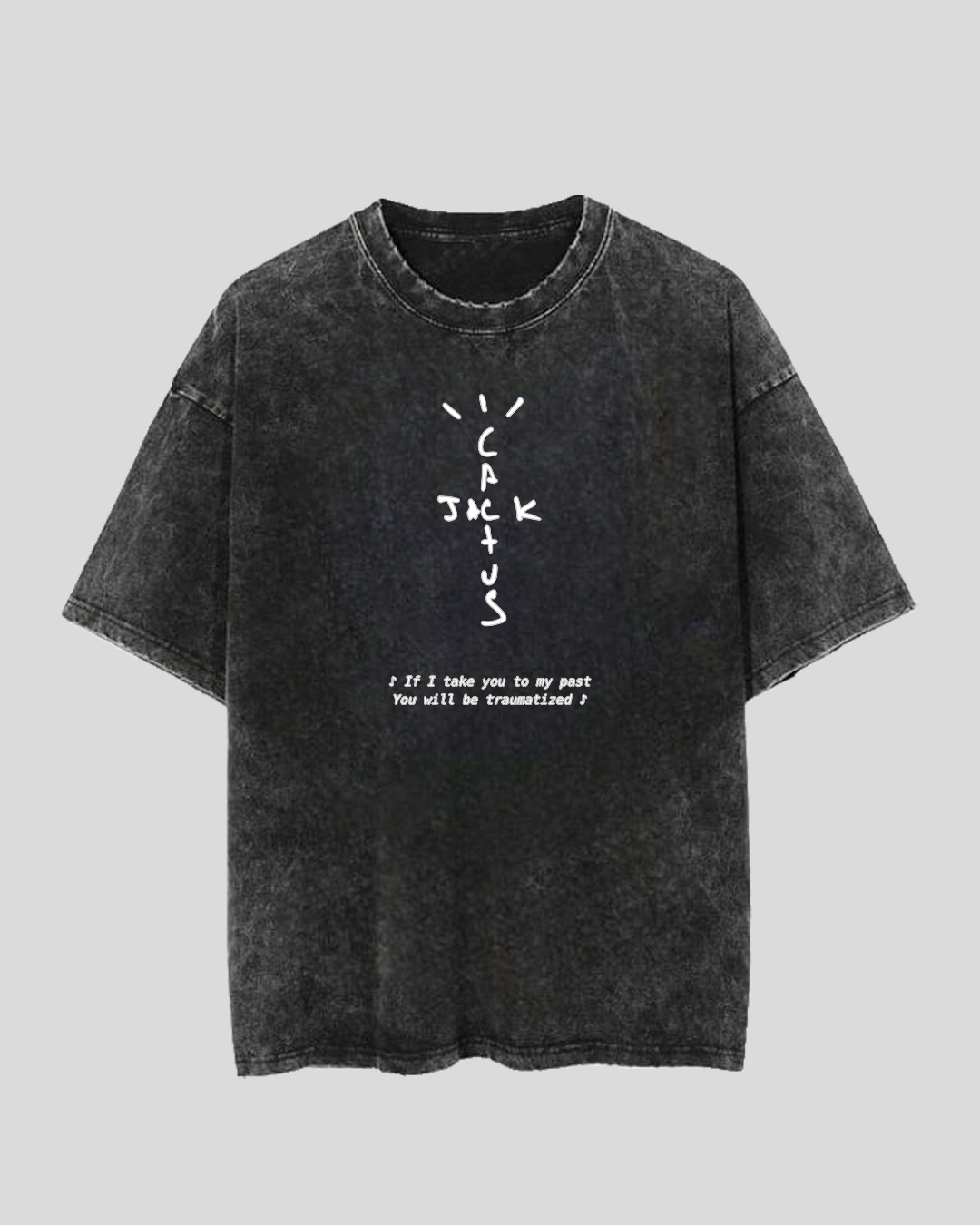 GLOUZ premium oversized tee - CACTUS JACK