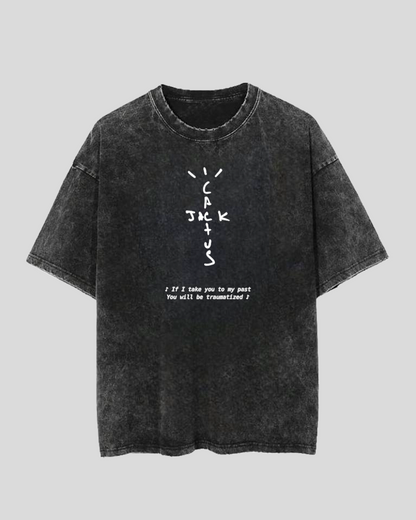 GLOUZ premium oversized tee - CACTUS JACK