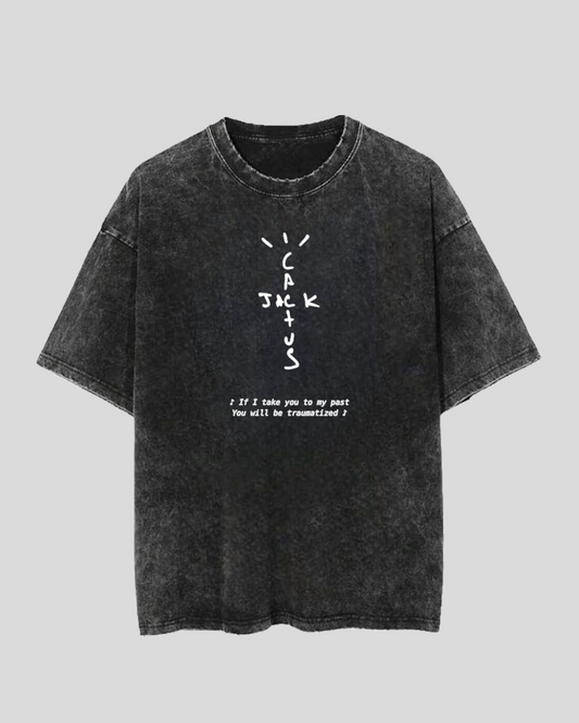 GLOUZ premium oversized tee - CACTUS JACK