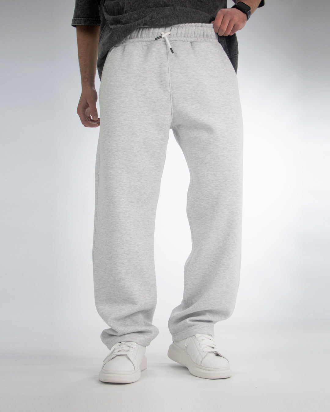 GLOUZ'S HEAVY sweatpants — GRAY
