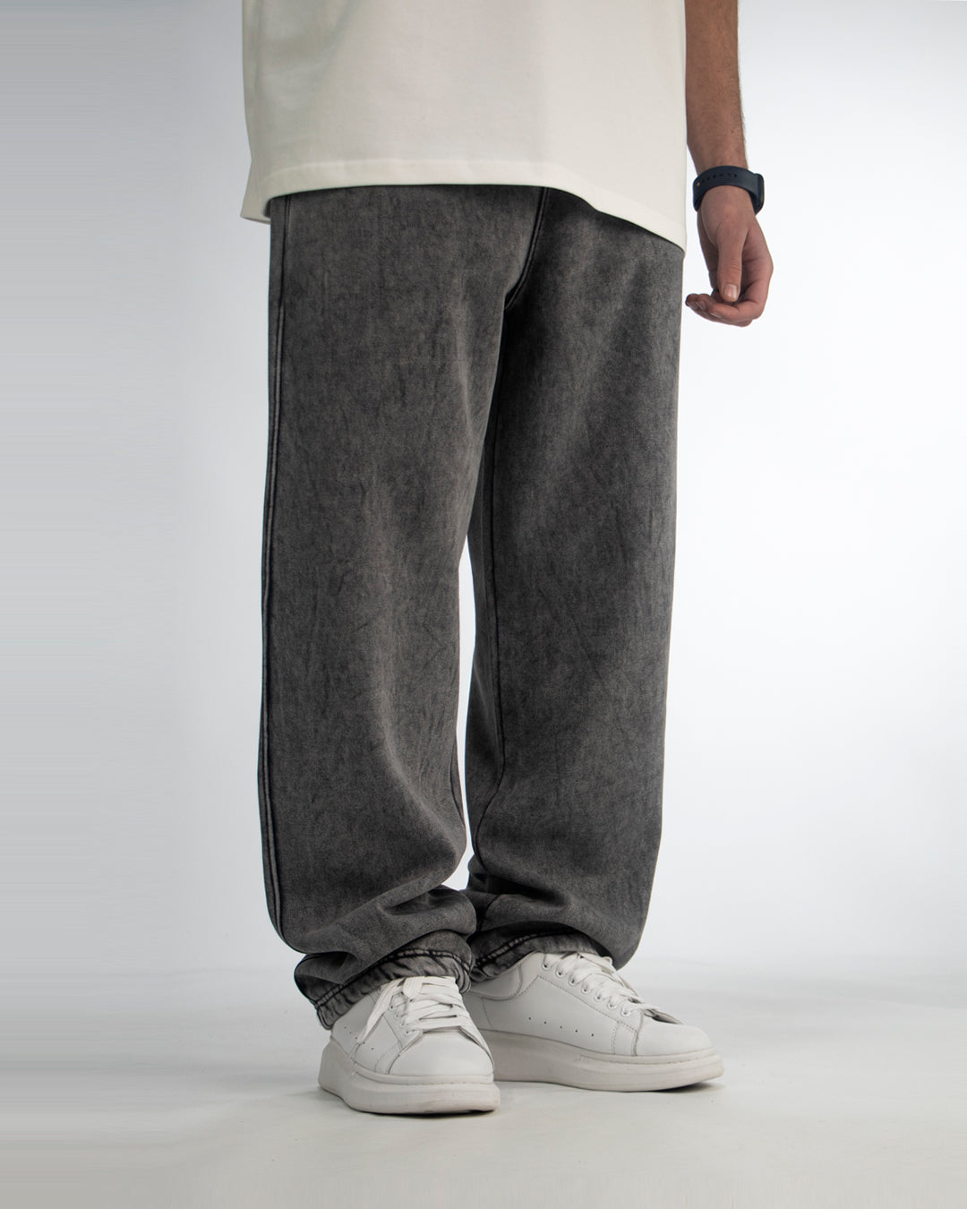 GLOUZ'S HEAVY sweatpants — WASHED GRAY