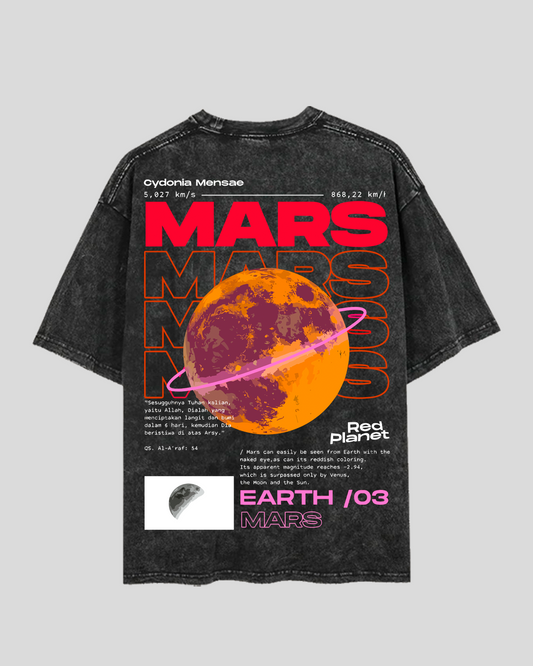 GLOUZ premium oversized tee - MARS PLANET