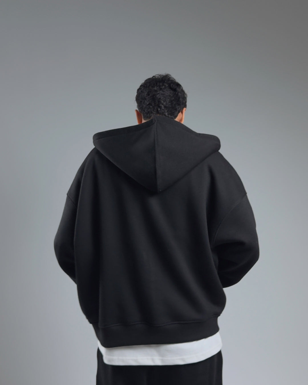 GLOUZ'S ZIP UP — JET BLACK