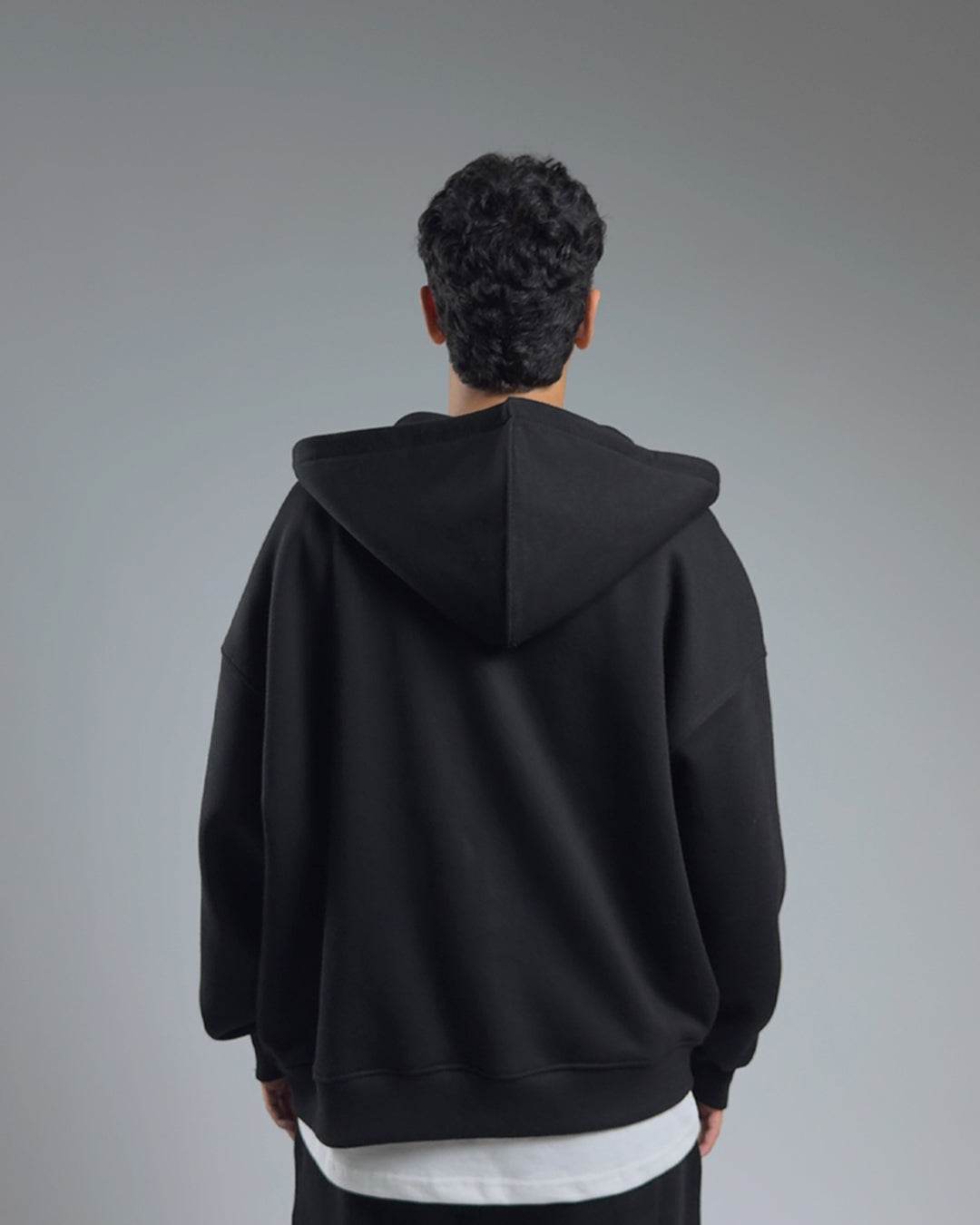 GLOUZ'S ZIP UP — JET BLACK